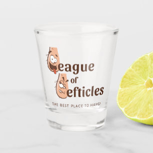 A Shot Ligue des gauches en verre de tir
