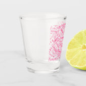 A Shot LOVE - Verre de tir multilingue (Gauche)