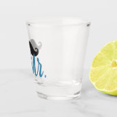 A Shot M. Mustache en verre (Droite)