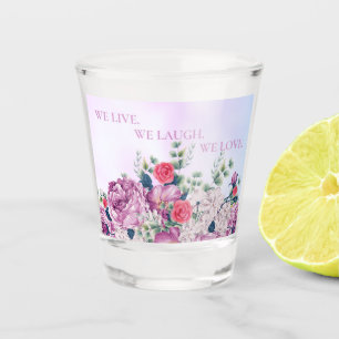 A Shot Mariage floral Favoriser le verre de tir