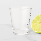 A Shot Mauvais verre à liqueur de décision (Gauche)