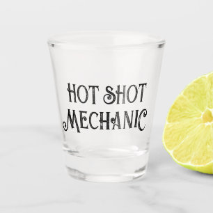 A Shot Mécanique de tir à chaud Drôle Verre cadeau