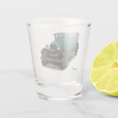 A Shot Modèle vert Un verre tiré (Dos)