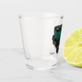 A Shot Modèle vert Un verre tiré (Gauche)