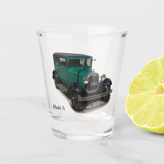 A Shot Modèle vert Un verre tiré (Devant)