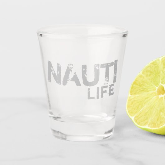 A Shot moderne chic NAUTI LIFE. | Verre de tir (Devant)