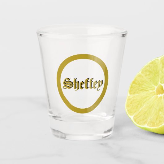 A Shot Monogramme Or Verre de tir (Devant)
