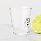 A Shot Morceaux d'échecs en verre (Gauche)