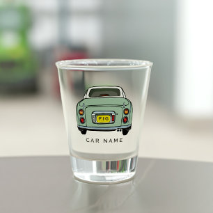 A Shot Nom De La Voiture Figaro Vert Figaro Figaro Verre