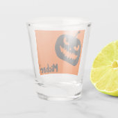 A Shot Nom, Halloween Jack-o'-lantern 1.5oz verre de tir (Dos)