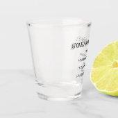 A Shot Novelté de singe irlandais lapidé verre de tir (Gauche)