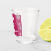 A Shot Ornements de Noël roses Verre de tir (Droite)