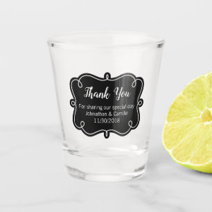 A Shot Personnalisé épousant le verre à liqueur de fav