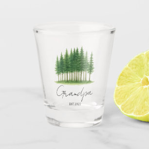 A Shot Personnalisé "Grandpa Est. [Année]" Verre de tir