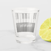 A Shot Piano Clavier Design Verre de tir (Dos)