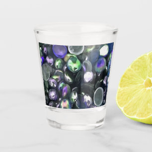 A Shot Pierres de galets en verre décoratif peint
