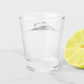 A Shot prendre un bain Verre (Dos)