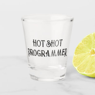 A Shot Programmeur de tir à chaud Drôle Verre cadeau