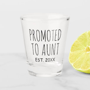A Shot Promu À Tante Nouveau verre de prise cadeau bébé