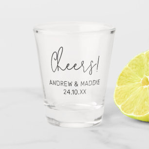 A Shot Salons personnalisés en verre de mariage