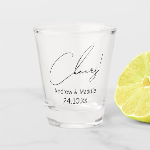 A Shot Salons personnalisés en verre de mariage