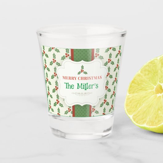 A Shot S'AMUSER ! Verre de Noël - Personnalisé -Ajouter u (Devant)