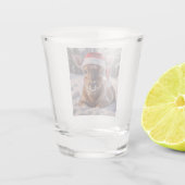 A Shot Santa Hat Deer Tiré Verre (Dos)