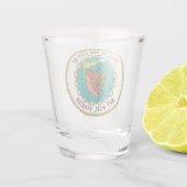 A Shot Sceau de Key West, Floride verre de tir (Dos)