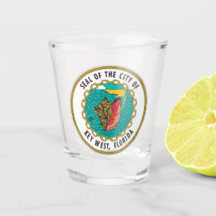 A Shot Sceau de Key West, Floride verre de tir