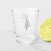 A Shot Scorpio verre Zodiac (Dos)