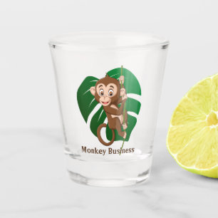 A Shot Singe sur un verre de vigne