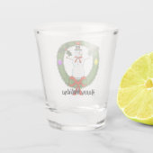 A Shot Snowman dans le verre de tir de couronne (Dos)
