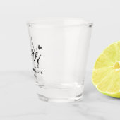 A Shot Soirée de mariage moderne Favoriser le verre de ti (Droite)