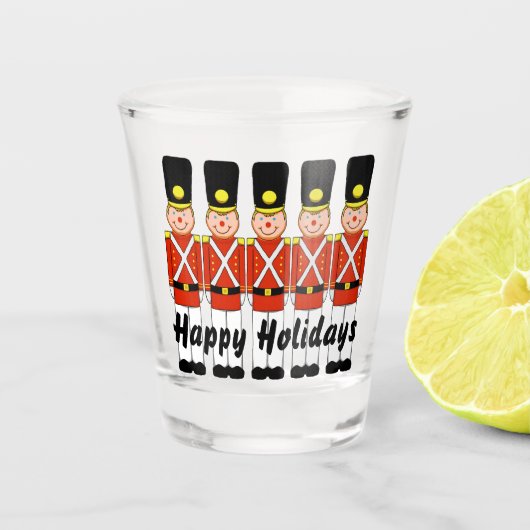 A Shot Soldats de Noël en verre (Devant)