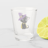 A Shot Sorcière Chat en verre de tir (Dos)