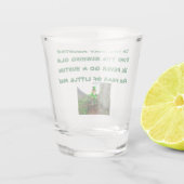 A Shot ST. Verre de tir LEPRECHAUN RHYME de PATRICK (Dos)