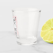 A Shot Toy blanc Poodle verre de tir (Droite)