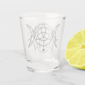 A Shot Triple déesse en verre (Dos)