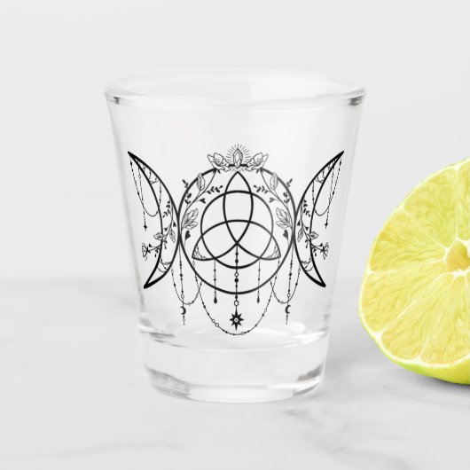 A Shot Triple déesse en verre (Devant)