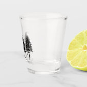 A Shot Trois arbres en verre (Droite)