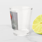 A Shot Verre à liqueur cardinal du nord d'Ohioi (Droite)