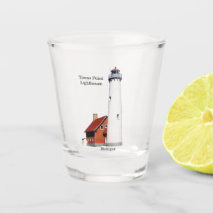A Shot Verre à liqueur de phare de point de Tawas