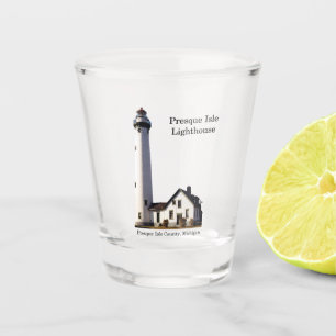 A Shot Verre à liqueur de phare d'île de Presque