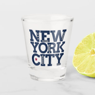 A Shot Verre à liqueur de villes de New York City
