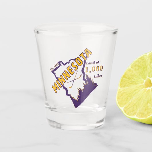 A Shot Verre à liqueur du Minnesota (Devant)