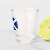 A Shot Verre à liqueur écossais de drapeau de Saint (Droite)