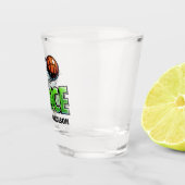 A Shot Verre à liqueur nommé fait sur commande de (Droite)