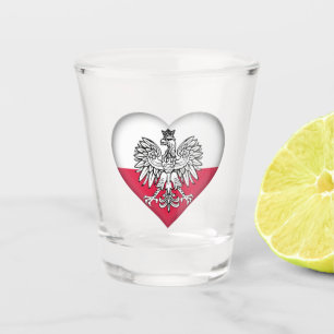 A Shot Verre à liqueur polonais d'amour