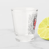 A Shot Verre à percussion papillon (Gauche)