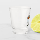 A Shot Verre à thème alimentaire, bon mème de soupe, (Gauche)